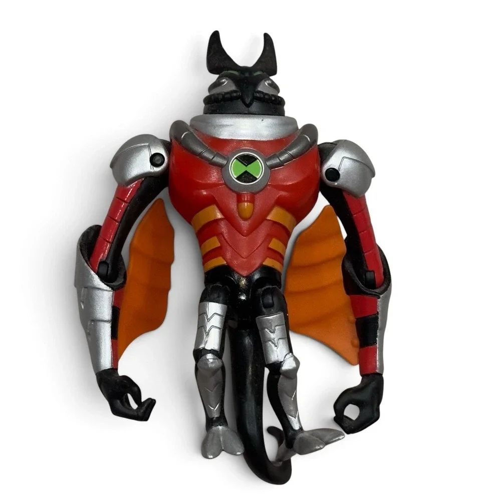 Ben 10 Figure Lot Playmates Omni Enhanced Heatblast Diamondhead Cannonbolt 6pc